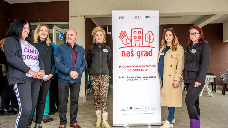 ODRŽAN PROJEKT KORPORATIVNOG VOLONTIRANJA U GOSPIĆU