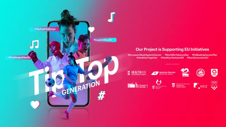 Projekt &bdquo;TIP TOP GENERATION&ldquo; &ndash; &scaron;kolski sporta&scaron;i kao influenceri za zdraviju naciju!