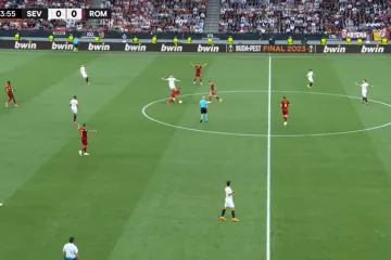 Rakitić je izgubio loptu i tražio prekršaj: Samo nekoliko sekundi kasnije Roma je povela u finalu