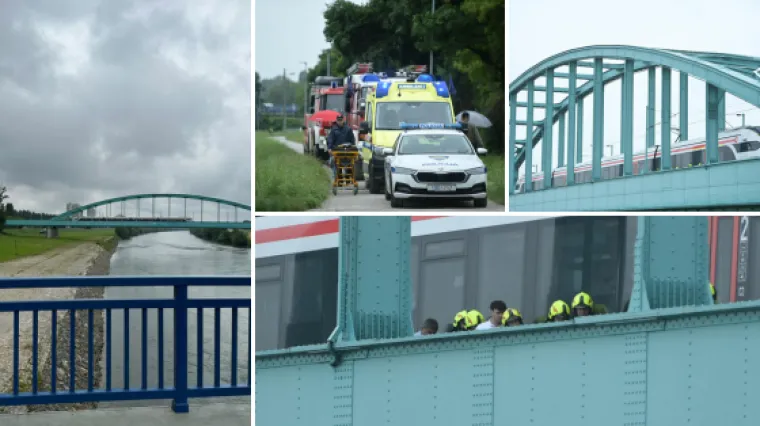 Drama na Hendrixovu mostu u Zagrebu: Muškarac propao između šina, policajci i vatrogasci ga spasili