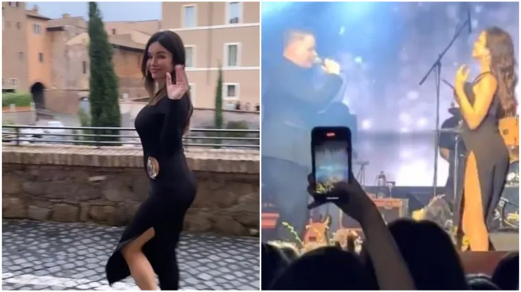 Severina je najbolji mogući model za crnu haljinu s prorezom do kukova - ovu svenu su tu noć sigurno mnogi sanjali