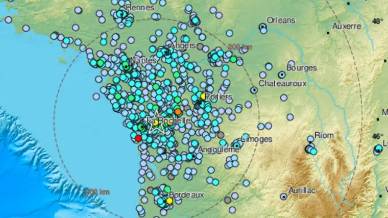 Jak potres pogodio zapad Francuske, ima materijalne &scaron;tete: Bez struje 1100 domova