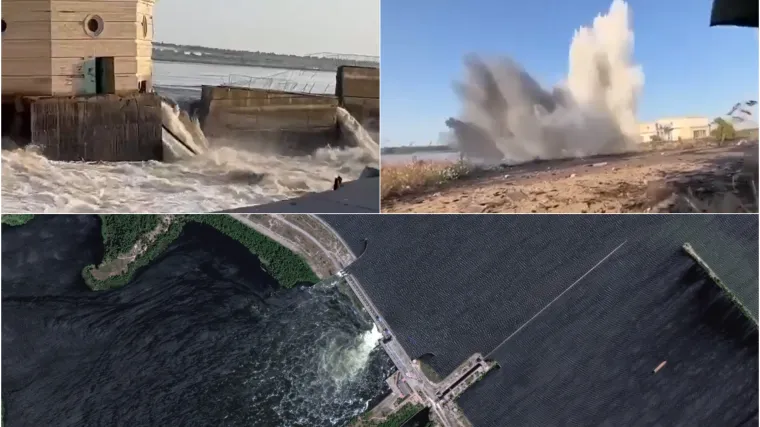 Je li ovo krucijalan dokaz? Ono što je snimljeno dronom otkriva tko je razorio branu nako čega je nastala katastrofa