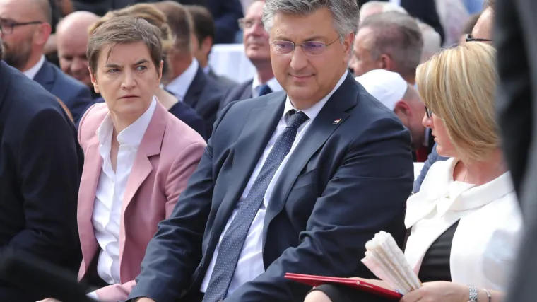 Plenković: 'Oštra retorika nikad nije dolazila iz naše Vlade'; Brnabić: 'Još nas opterećuje zajednička prošlost'