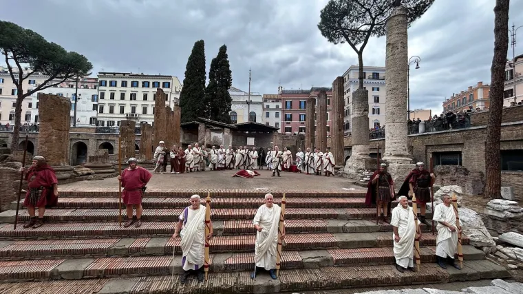 Obnovljen rimski trg na kojem je navodno ubijen Julije Cezar. Turisti ga mogu posjetiti za 5 eura po ulaznici
