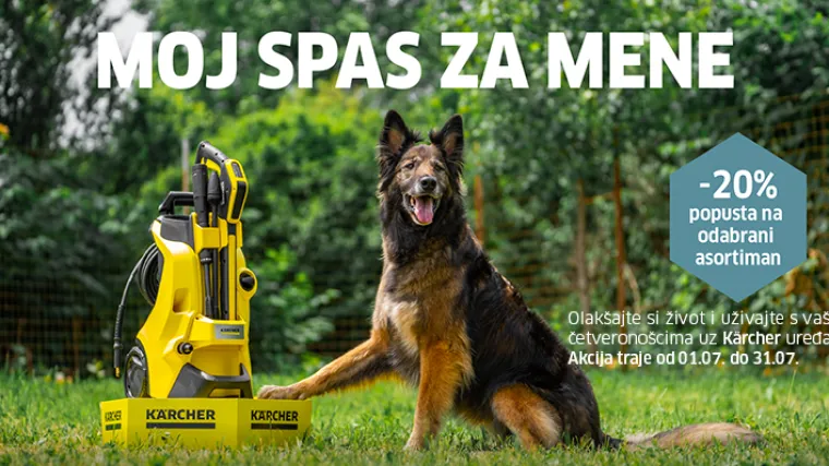 Zajednička inicijativa tvrtke K&auml;rcher i Udruge Merida: Moj spas za mene