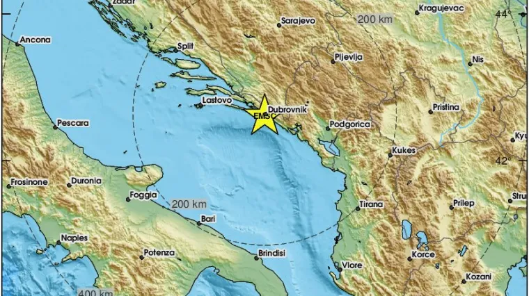 Prilično jak potres zatresao Dubrovnik: 'Kratko, ali jako!', 'Užas', 'Skočio sam iz kreveta'
