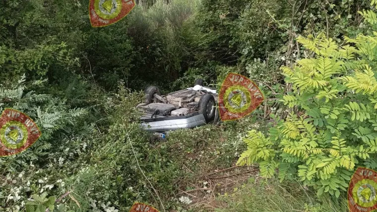 Nesreća u Istri: U prevrtanju auta tri osobe ozlijeđene