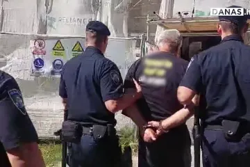 Pogledajte dovođenje ubojice iz Siska na sud, dobio je mjesec dana pritvora