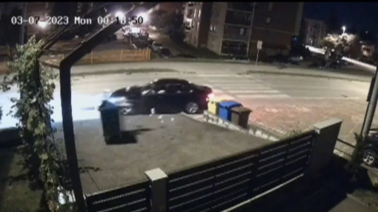 Uhićen bjegunac koji je u Grabriku pokosio kontejnere, skoro stradala žena