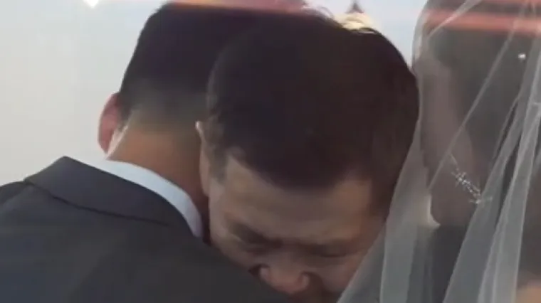 Dopratio je kćer do oltara i ispred zeta izgovorio takve rečenice da se mladić trenutačno rasplakao