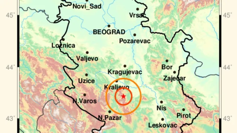 Srbija se trese: 'Potres treći put pogađa ovaj grad'