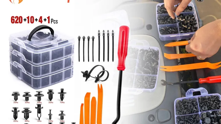 Svestrane autokopče bez kojih profesionalni vozači ne kreću na put sada u setu od 630 komada svih veličina i oblika