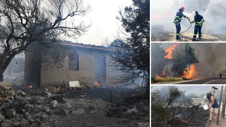 Očaj u Greba&scaron;tici: 'Okruženi smo vatrom, pola mjesta je izgorjelo, situacija je katastrofalna!'