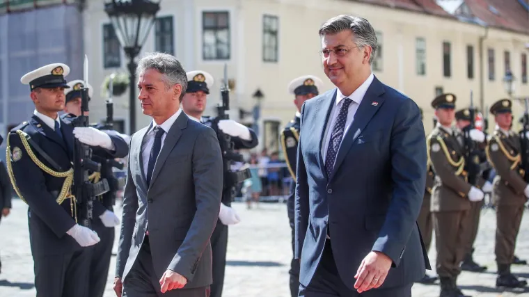 Plenković i Golob se častili lijepim riječima: 'Imamo tek jednu temu koja nas razdvaja'