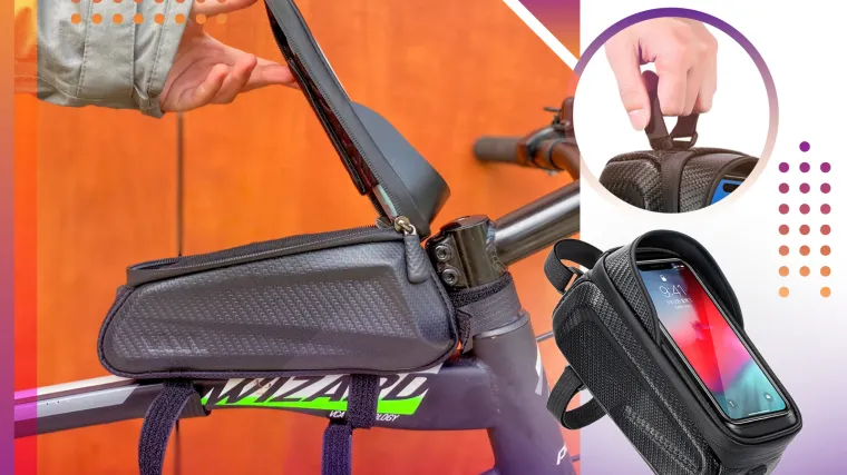 Torbica za bicikl sa zaslonom osjetljivim na dodir: Mobitel uvijek pri ruci i 3 x povećana sigurnost na cesti