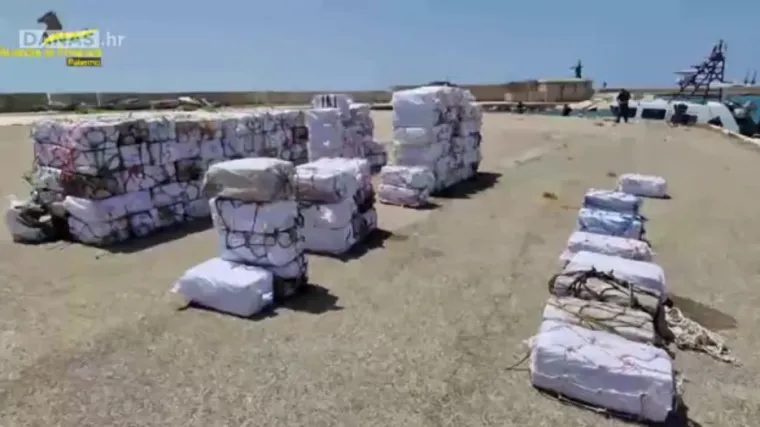 VIDEO Talijani zaplijenili rekordne količine kokaina. Vrijedi 850 milijuna eura, pratili ih od Južne Amerike