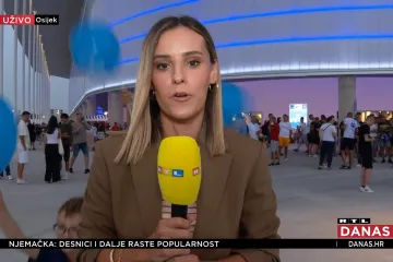 Ines se javila ispred najmodernijeg hrvatskog stadiona uoči prve utakmice, ovaj se dan dugo čekao