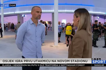 Uoči prve utakmice na najmodernijem stadionu u Hrvatskoj, Ines popričala s legendom Osijeka: 'Neopisivo, ovo je ispunjenje sna'