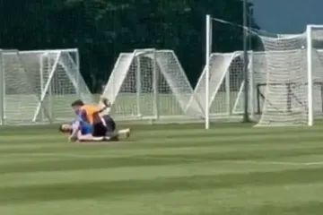 Poslušajte bolni jauk legende Dinama na treningu s Bjelicom: S terena ga morali odvesti u golf vozilu