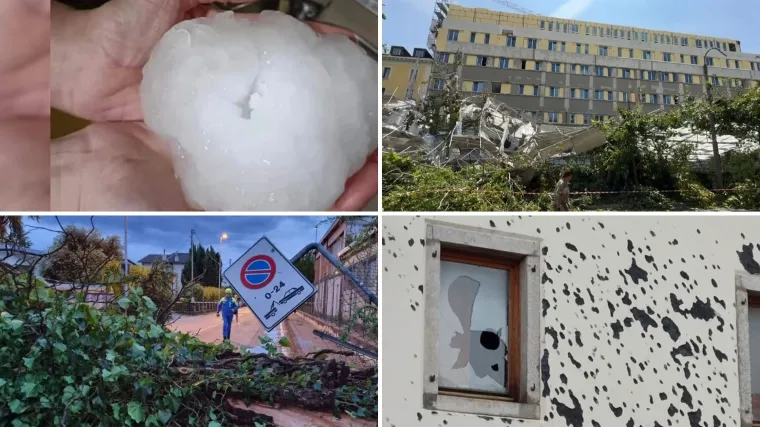 Jug Italije gori, na sjeveru padale ledene gromade od 20 cm: 'Sve je razbijeno, sav sam u krvi'