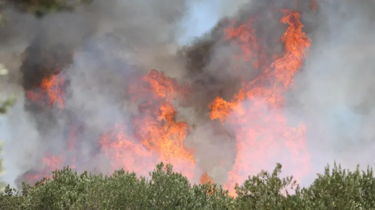 Požar kod Zadra gase vatrogasci i dva protupožarna zrakoplova