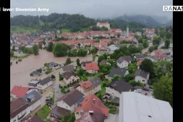 Strašno! Zemlja pod vodom. Pogledajte snimke potopljene Slovenije iz zraka