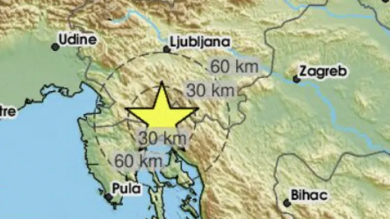 Sloveniju pogodio potres od 2.4 stupnja po Richteru, osjetio se i u Hrvatskoj: 'Treslo se nekoliko sekundi'