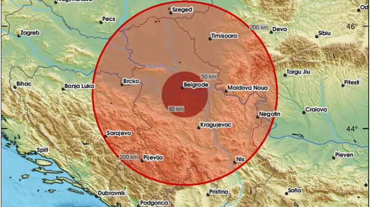 Prilično neugodan potres pogodio Srbiju: 'Ba&scaron; je jako zatreslo!'