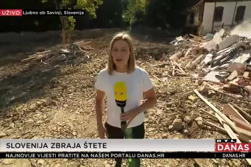 RTL na sjeveru Slovenije koja zbraja štete od poplava. '400 kuća je potpuno uništeno. Sutra je proglašen Dan solidarnosti'