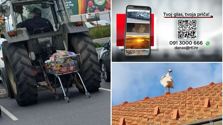 Lak&scaron;e je traktorom! Mu&scaron;karac na neobičan način požurio u shopping prije nego se trgovina zatvori