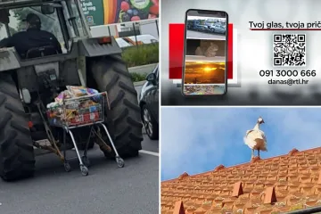 Lak&scaron;e je traktorom! Mu&scaron;karac na neobičan način požurio u shopping prije nego se trgovina zatvori