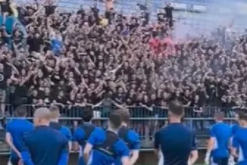 Boysi upali na trening dinamovaca pred okršaj u Ateni, poslali su jasnu poruku: 'Neka čuju za koje ime se borimo!'