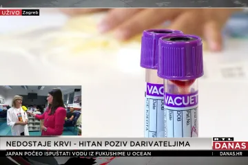 U Hrvatskoj nedostaje krvnih grupa A i 0, a jedna doza može spasiti čak 3 života: 'Najviše odlazi na transplantacije'