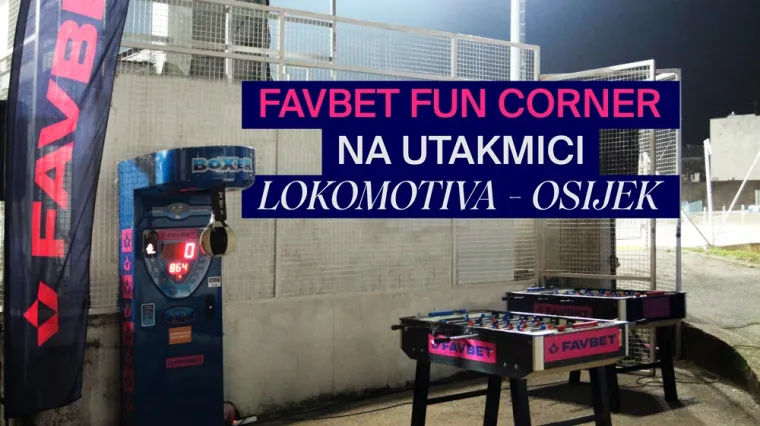 Održane Favbet zabavne igre na nogometnoj utakmici NK Lokomotiva i NK Osijek