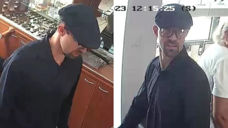 Prepoznajete li mu&scaron;karca s fotografija? Policija traži informacije, a vlasnik opljačkane zlatarne nudi nagradu