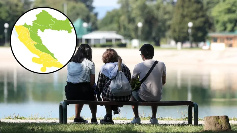 Na snazi žuti alarm za pola Hrvatske. No, nema mjesta panici, nastavljaju se ugodne temperature