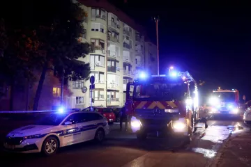 Požar u zagrebačkoj Dubravi: Vatrogasci spasili troje odraslih i dvoje djece