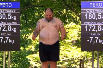 Pero izgubio 7,7 kilograma, a većina smatra da to nije pravedno: 'On ne jede!'