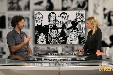 Crni humor Alana Forda pomaže preživjeti sadašnjicu. Grunf je imao slogan: 'Rad, rad, rad, a onda spavanje'