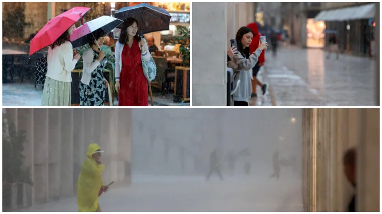 Smeđa, prljava voda poplavila dvori&scaron;ta i prometnice. Neki za kaos krive 'HDZ-ove inženjere'