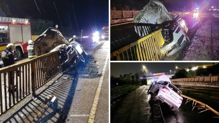 Strava kod Čakovca: Sletio s ceste pa udario u metalnu ogradu. Na licu mjesta ostao mrtav