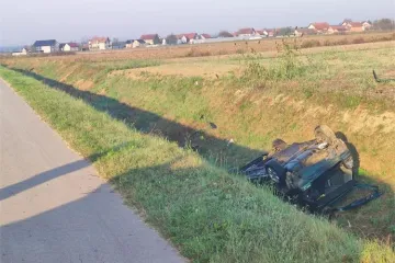 U prometnoj nesreći u Slavoniji poginuo mladić: Izgubio nadzor nad vozilom i sletio u kanal