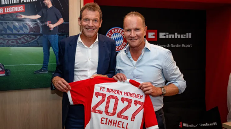Einhell Germany AG produljuje partnerstvo  s FC Bayernom