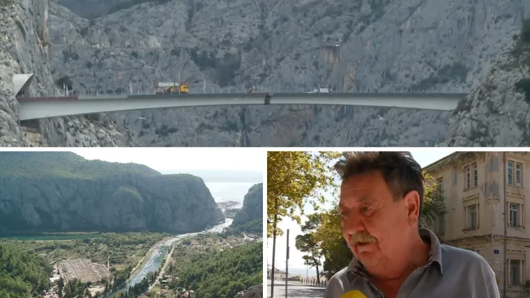 Dugoočekivani Omi&scaron;ki most vrijedan je 8 mil. eura, ali jaču buru ne može podnijeti: 'Služit će za bungee jumping'