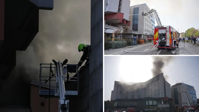 Ogromna buktinja u Banja Luci: Požar se pro&scaron;irio na hotel, gosti evakuirani. Svemu kumovao kvar na instalacijama?