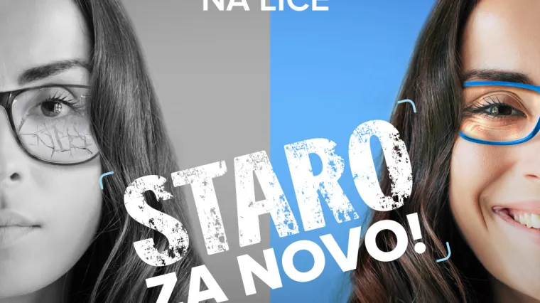 Zamijeni stare dioptrijske okvire za nove GRATIS ili uz popust već od 30%