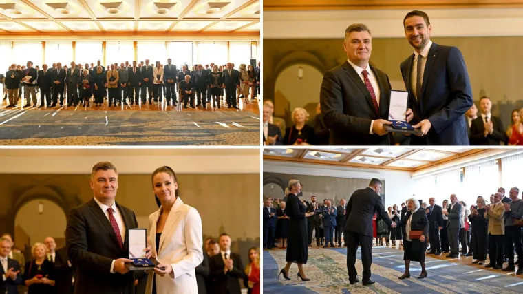 FOTO Ove zaslužne umjetnike, znanstvenike, gospodarstvenike, sportaše i udruge danas je odlikovao Milanović
