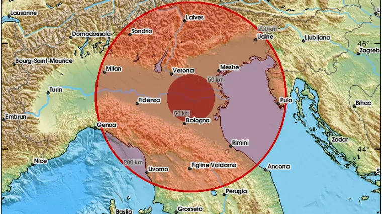 Novi potres od 4.1 Rihtera pogodio Italiju, osjetio se je i u Rijeci: 'Bio je kratak i intenzivan'