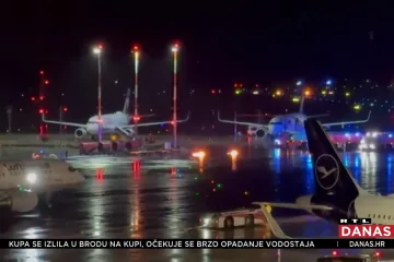 Kako je izgledala 18-satna drama u zračnoj luci? Mu&scaron;karac zatočio kćer (4) pa prijetio eksplozivom